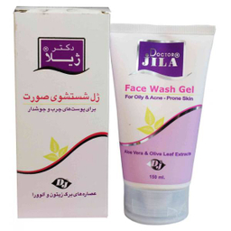ژل شستشو صورت دکتر ژیلا (Doctor Jila) مدل Olive & Aloe Vera حجم 150 میلی لیتر