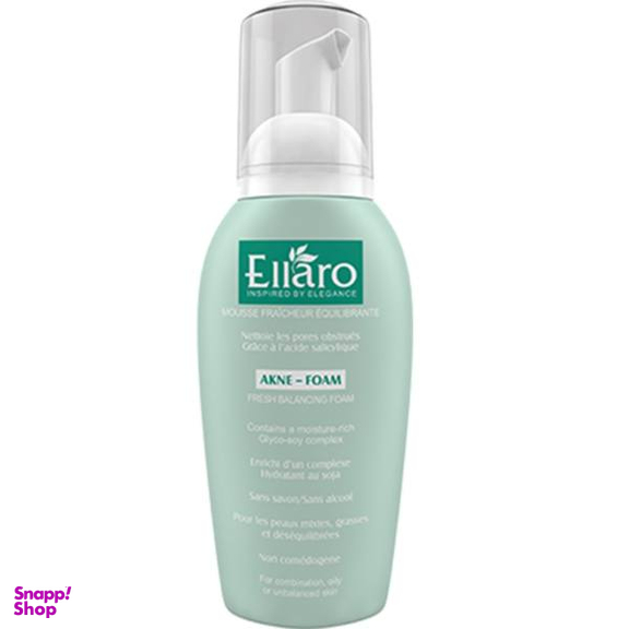 فوم شست‌وشو صورت الارو (Ellaro) مدل Fresh Balancing Foam حجم 200 میلی لیتر