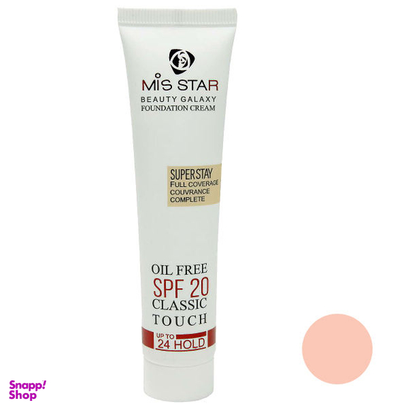 کرم پودر میس استار (Mis star) مدل Classic Touch شماره 101 حجم 40 میلی لیتر