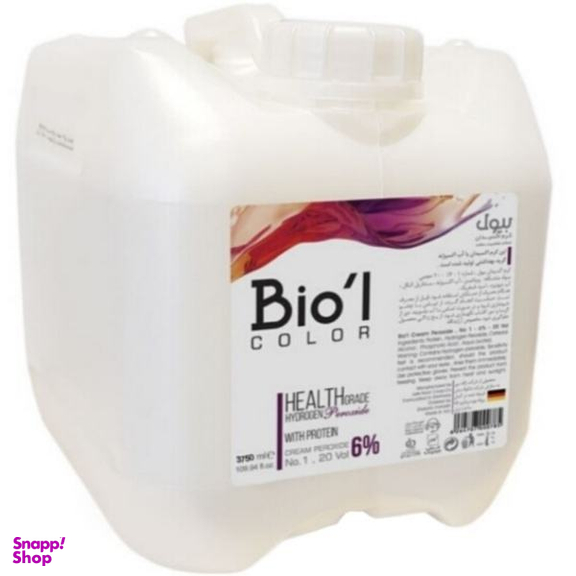 اکسیدان بیول مدل 20Vol شش درصد حجم 3750 میلی لیتر