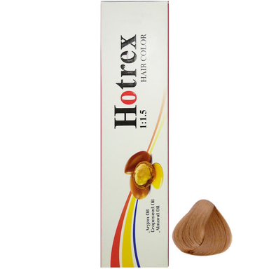 رنگ مو هاترکس (Hotrex) سری Chocolate شماره 8.7 حجم 100 میلیلیتر رنگ بلوند شکلاتی روشن