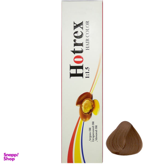 رنگ مو هاترکس (Hotrex) سری Chocolate شماره 7.7 حجم 100 میلی‌لیتر رنگ بلوند شکلاتی متوسط