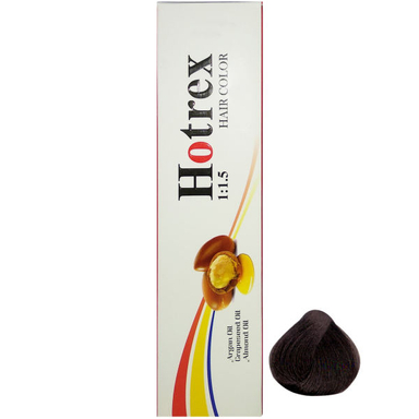 رنگ مو هاترکس (Hotrex) سری Smoky شماره 4.1 حجم 100 میلیلیتر رنگ قهوه ای دودی متوسط