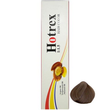 رنگ مو هاترکس (Hotrex) سری Natural شماره 5.0 حجم 100 میلی‌لیتر رنگ قهوه ای روشن