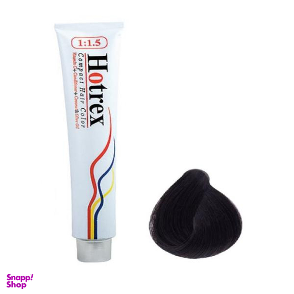 رنگ مو هاترکس (Hotrex) سری دودی شماره 4.1 حجم 100 میلی‌لیتر رنگ قهوه ای دودی متوسط
