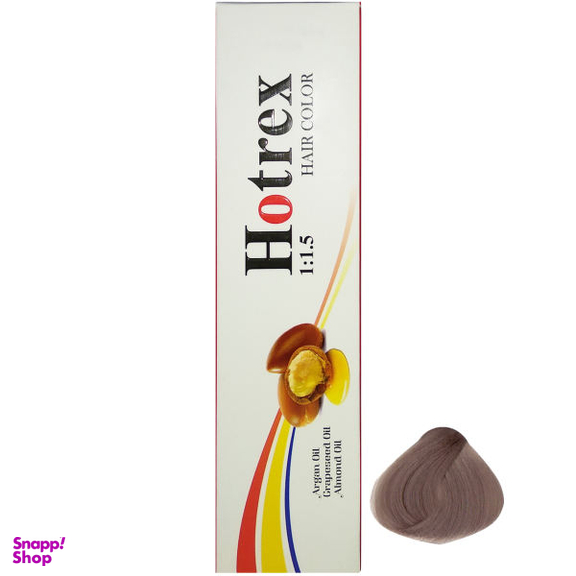 رنگ مو هاترکس (Hotrex) سری Ash شماره A7 حجم 100 میلی‌لیتر رنگ بلوند خاکستری متوسط