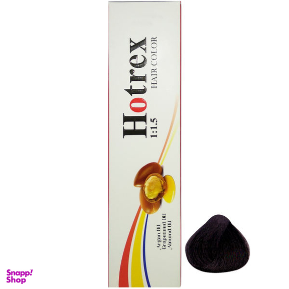 رنگ مو هاترکس (Hotrex) سری Smoky شماره 3.1 حجم 100 میلی‌لیتر رنگ قهوه ای دودی تیره