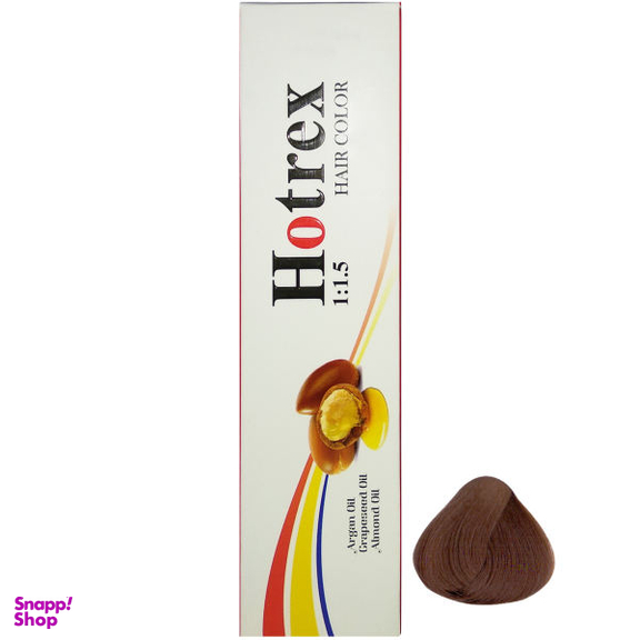 رنگ مو هاترکس (Hotrex) سری Chocolate شماره 6.7 حجم 100 میلی‌لیتر رنگ بلوند شکلاتی تیره