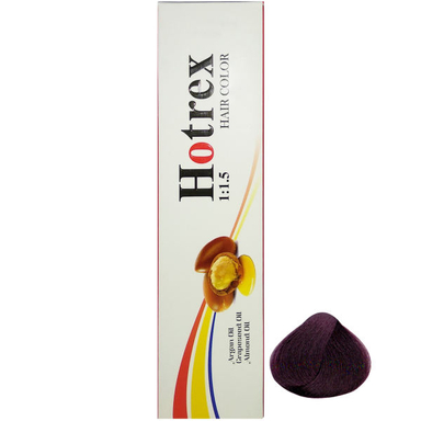 رنگ مو هاترکس (Hotrex) سری Violet شماره 3.6 حجم 100 میلی‌لیتر رنگ شرابی تیره
