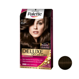 کیت رنگ مو پلت (Palette) سری DELUXE شماره 0-4 حجم 50 میلی‌لیتر رنگ قهوه ای متوسط