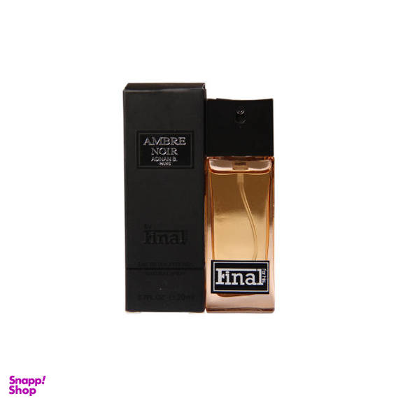 عطر جیبی مردانه فینال مدل Adnan B Ambre Noir حجم 20 میلی لیتر