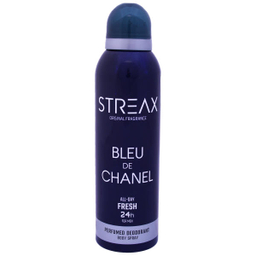 اسپری خوشبو کننده بدن مردانه استریکس (Streax) مدل Bleu De Chanel کد Bch08 حجم 200 میلی لیتر