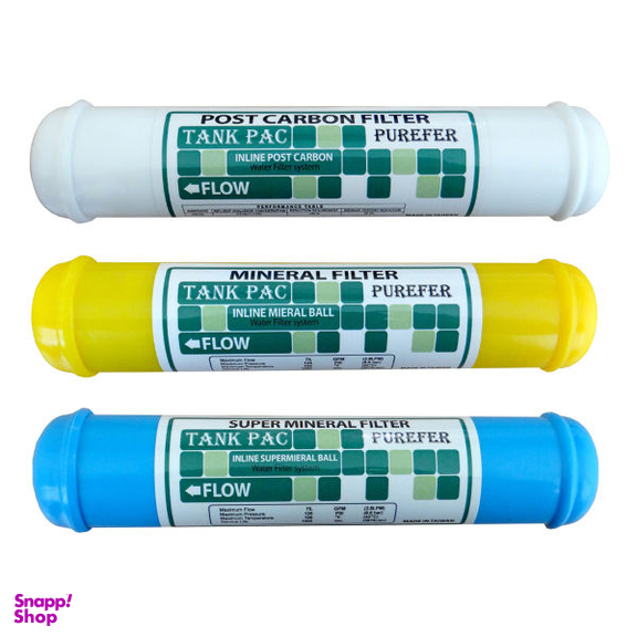 فیلتر دستگاه تصفیه کننده آب تانک پک (Tank Pac) مدل TP F200 مجموعه 3 عددی