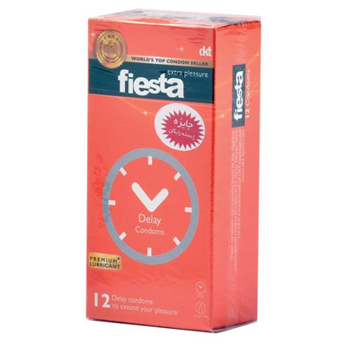 کاندوم تاخیری فیستا (Fiesta) مدل Delay بسته 12 عددی