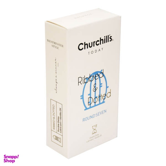 کاندوم چرچیلز (Cherchills) مدل Round Seven کد Sh0052 بسته 12 عددی