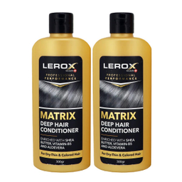 نرم کننده مو لروکس (Lerox) مدل Matrix حجم 300 میلی لیتر بسته 2 عددی