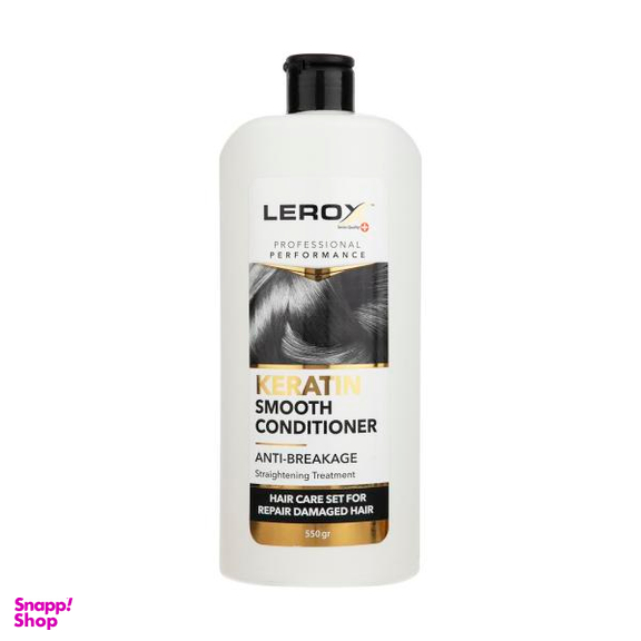 نرم کننده مو لروکس (Lerox) مدل Keratin حجم 550 میلی لیتر