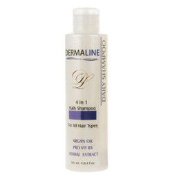 شامپو روزانه مو درمالین (Dermaline) مدل 4In1 حجم 250 میلی لیتر