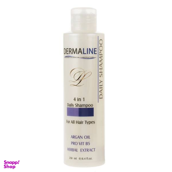 شامپو روزانه مو درمالین (Dermaline) مدل 4In1 حجم 250 میلی لیتر