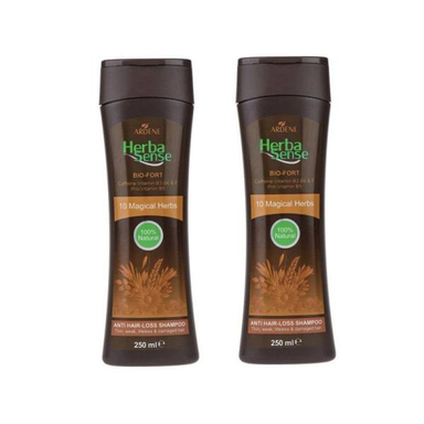 شامپو ضد ریزش آردن (Ardene) مدل Hereba Sense حجم 250 میلی لیتر مجموعه 2 عددی