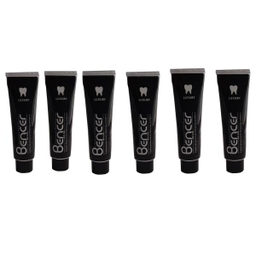 خمیردندان بنسر (Bencer) مدل Charcoal حجم 100 میلی لیتر بسته 6 عددی