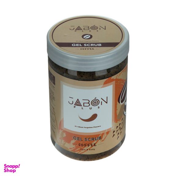 ژل اسکراب لایه بردار پوست ژبن پلاس مدل Coffee وزن 750 گرم
