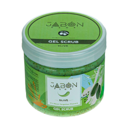 ژل اسکراب لایه بردار پوست ژبن پلاس (Jabon Plus) مدل Olive وزن 375 گرم