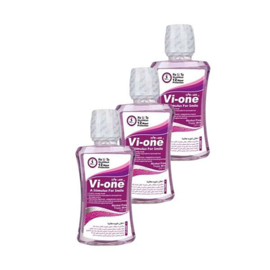 دهان شویه وی وان (Vi One) مدل Halita حجم 330 میلی لیتر مجموعه 3 عددی