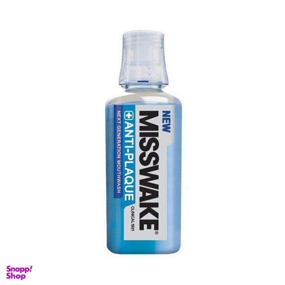 دهان شویه میسویک (Misswake) مدل Anti Plaque حجم 400 میلی لیتر