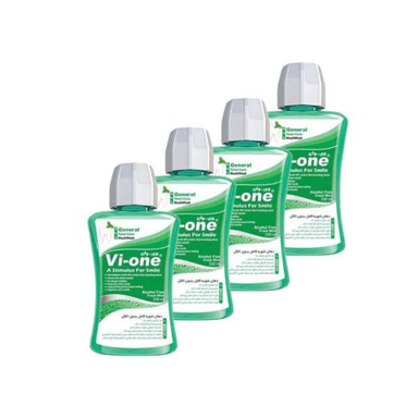 دهان شویه وی وان (Vi One) مدل General Fresh Mint حجم 330 میلی لیتر مجموعه 4 عددی