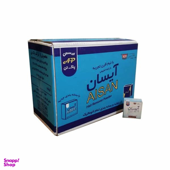 پودر موبر آیسان مدل HK007 وزن 90 گرم مجموعه 100 عددی