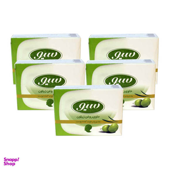 صابون شستشو سیو مدل Olive Oil وزن 125 گرم بسته 5 عددی