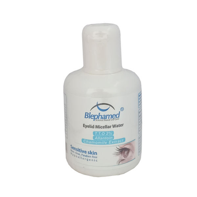 محلول پاک کننده پلک و مژه بلفامد (Blephamed) مدل Sensitive حجم 100 میلی لیتر
