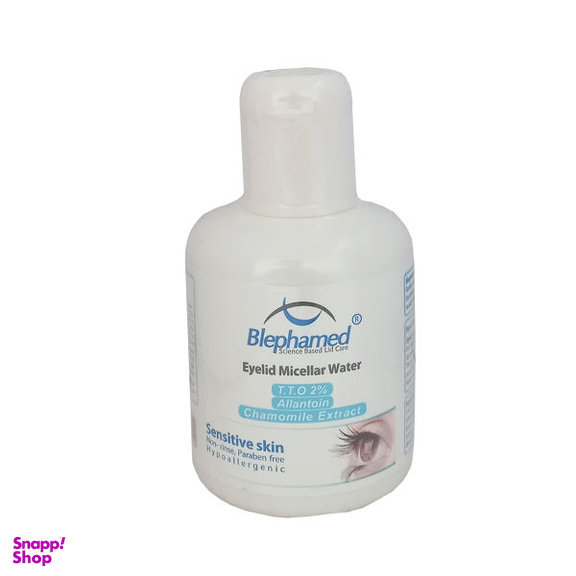 محلول پاک کننده پلک و مژه بلفامد (Blephamed) مدل Sensitive حجم 100 میلی لیتر