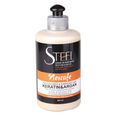 ماسک مو استیل (Steel) مدل نسکافه حجم 300 میلی لیتر