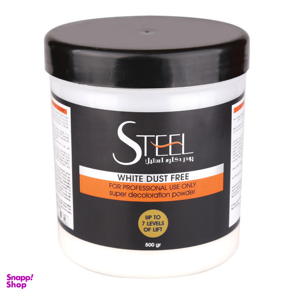 پودر دکلره استیل (Steel) مدل 001 وزن 500 گرم