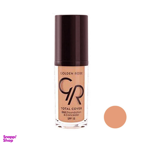 کرم پودر گلدن رز (Golden Rose) مدل Total cover شماره 09 حجم 30 میلی لیتر