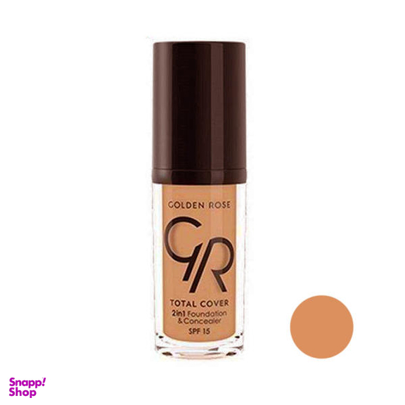 کرم پودر گلدن رز (Golden Rose) مدل Total cover شماره 10 حجم 30 میلی لیتر