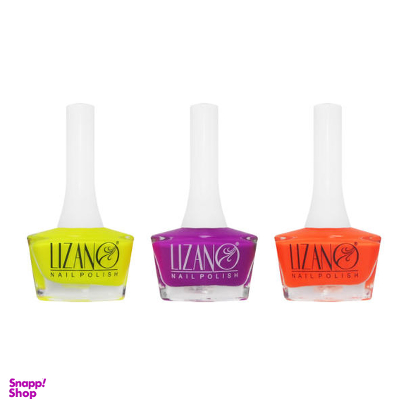 لاک ناخن لیزانو (Lizano) مدل T12 مجموعه 3 عددی