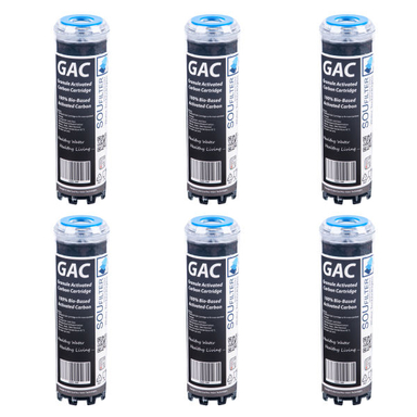 فیلتر دستگاه تصفیه کننده آب سوفیلتر (Sou Filter) مدل GAC6 بسته 6 عددی