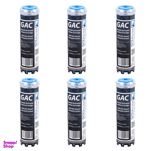 فیلتر دستگاه تصفیه کننده آب سوفیلتر (Sou Filter) مدل GAC6 بسته 6 عددی