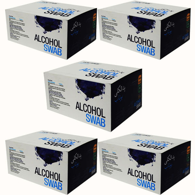 پد الکلی یوتاب (Youtab) مدل Antiseptic مجموعه 5 عددی