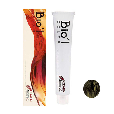 رنگ مو بیول (Biol) شماره 4.7 حجم 100 میلی‌لیتر رنگ زیتونی متوسط