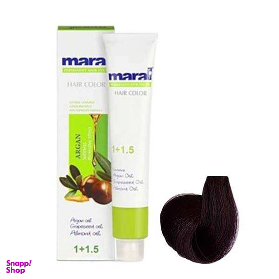 رنگ مو مارال (Maral) مدل Violet شماره 2.99 حجم 100 میلی‌لیتر رنگ بادمجانی