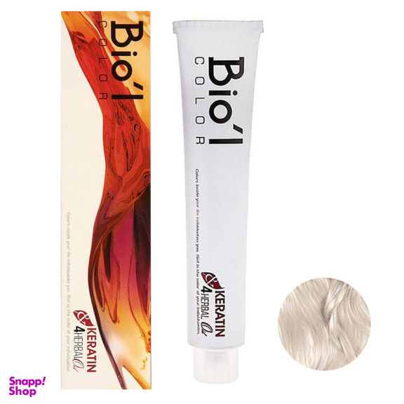 رنگ مو بیول (Biol) شماره 0012 حجم 100 میلی‌لیتر رنگ بلوند کریستالی ویژه روشن