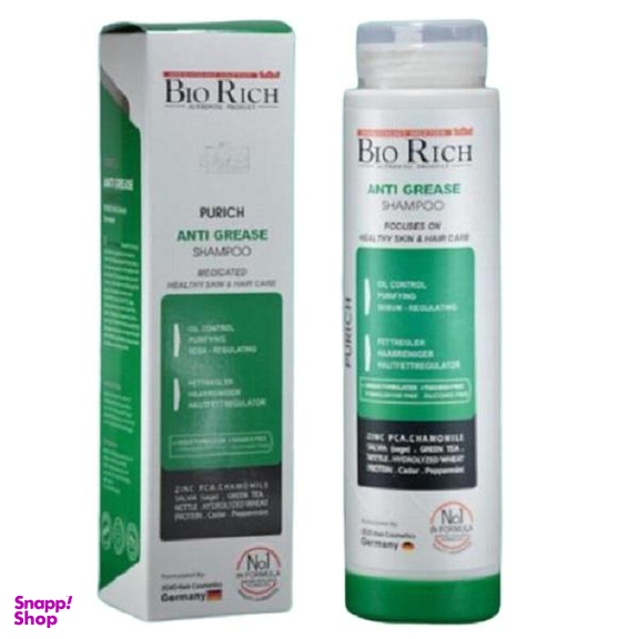 شامپو مو بایو ریچ (Bio Rich) مدل ضد چرب حجم 250 میلی لیتر