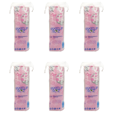 پد پاک کننده آرایش صورت میکاپ رز (Makeup Rose) مدل X-22 مجموعه 6 عددی