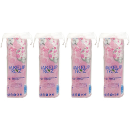 پد پاک کننده آرایش صورت میکاپ رز (Makeup Rose) مدل X-22 مجموعه 4 عددی