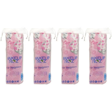 پد پاک کننده آرایش صورت میکاپ رز (Makeup Rose) مدل X-22 مجموعه 4 عددی