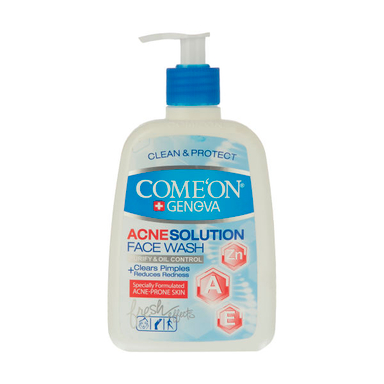 ژل شستشو صورت کامان (Come'On) مدل Acne حجم 500 میلی لیتر